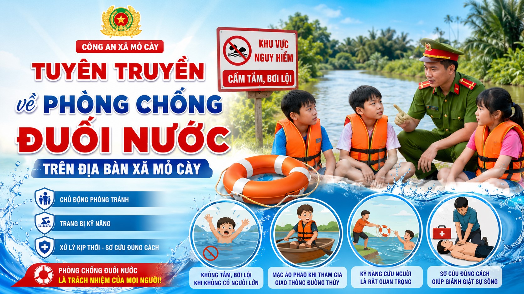 Kỹ năng phòng chống đuối nước