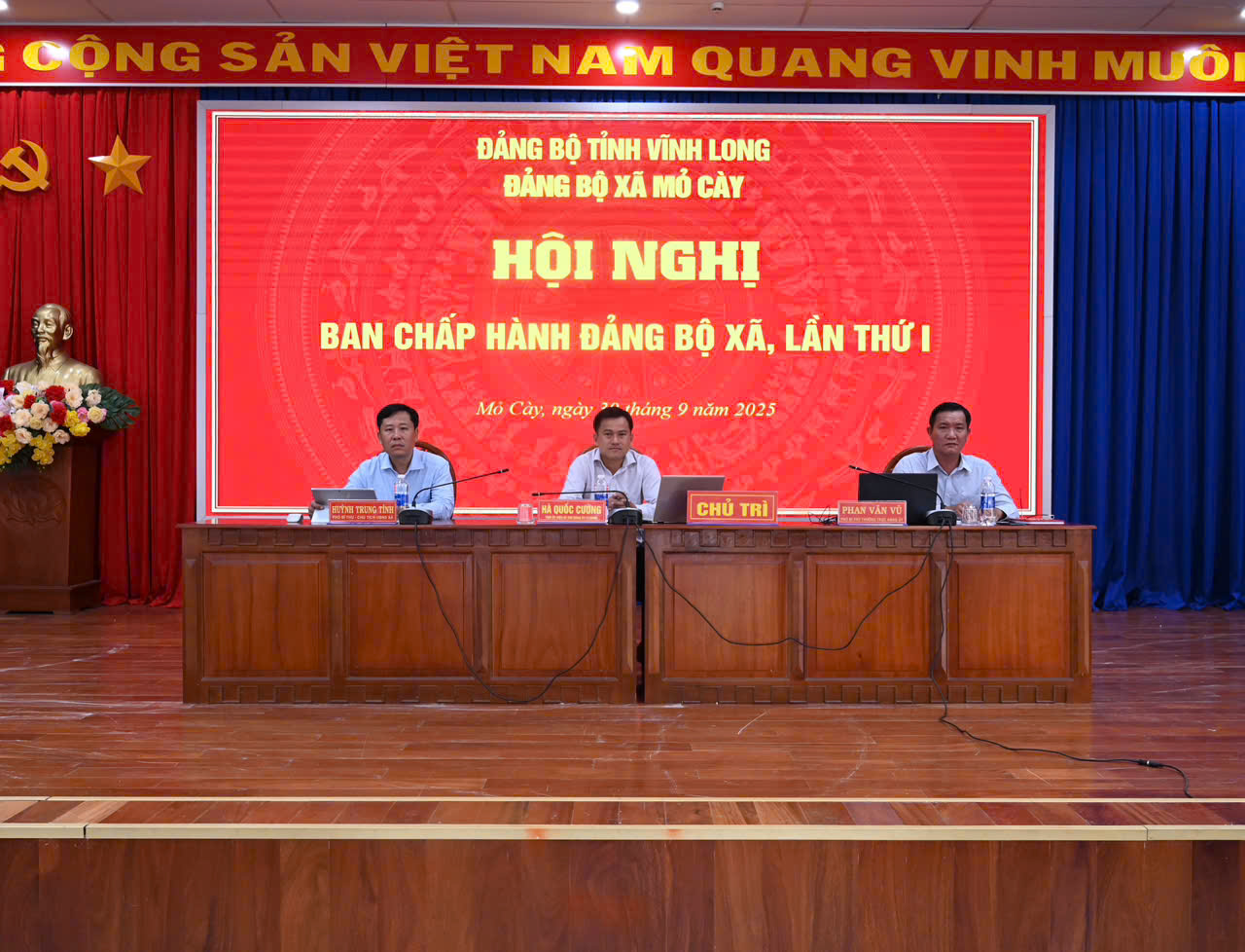 Hội nghị lần thứ I, Ban chấp hành Đảng bộ xã Mỏ Cày
