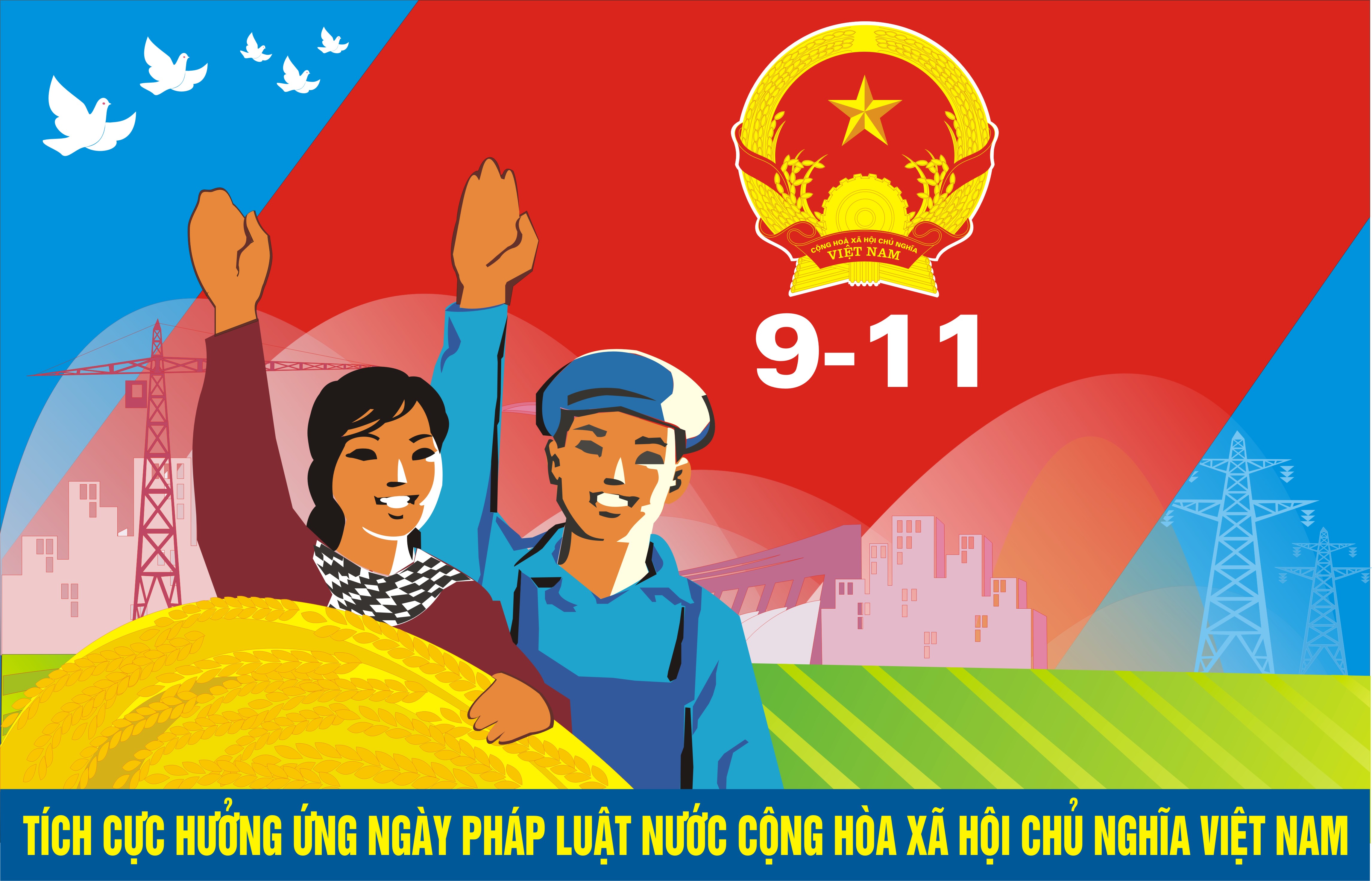 Tuyên truyền Ngày Pháp luật 9/11